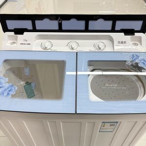 Machine à laver et à sécher semi-automatique à double cuve et double tambour, grande <span class=keywords><strong>capacité</strong></span>, 13 <span class=keywords><strong>kg</strong></span>, pour usage domestique, location, petit dortoir - Product Image 4