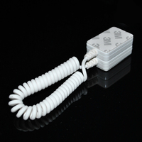 Support de câble rétractable à ressort de 25 cm à 120 cm pour téléphone factice