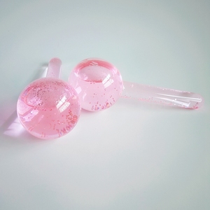 Envío rápido masaje Facial herramientas de refrigeración brillo Rosa belleza de hielo bolas globos para la cara y <span class=keywords><strong>el</strong></span> cuello - Product Image 4