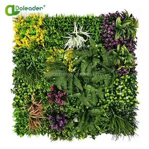 Doleader ขายส่งคุณภาพสูงประดิษฐ์พืชผนังตกแต่งประดิษฐ์พืชผนังตกแต่ง