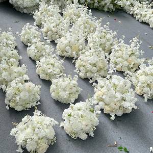 Nhà Máy Giá Nguồn Cung Cấp Đám Cưới Thêm Lớn Hoa Sắp Xếp 6ft Dài Bảng Hoa Á Hậu Cao Sàn Hoa Hàng - Product Image 6