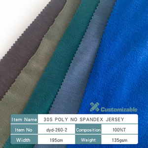 Professionnel vente chaude <span class=keywords><strong>poly</strong></span> filé p/<span class=keywords><strong>d</strong></span> tissu à tricoter 97% <span class=keywords><strong>poly</strong></span> 3% spandex pour vêtements - Product Image 2