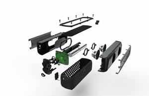 Altavoz ES-T60 Caixa De Som Bombox de 10 W, Sonido Estéreo Potente, Altavoces Portátiles con Subwoofer, Altavoz Dual con Micrófono, Altavoz Bluetooth Solar - Product Image 3