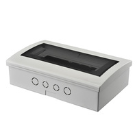 Boîtier de distribution universel 4 voies en plastique ABS Tulabu H21 IP40 de haute qualité, blanc, pour montage en surface, certifié CE
