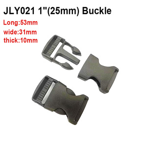 20mm <strong>3</strong>/4 <strong>Inch</strong> Curved Plastic Side Release Buckle Adjustable Quick Release Buckles for <strong>Dog</strong> <strong>Collar</strong> Backpack - Product Image 2