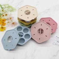 2022 Fabriek Groothandel Food Grade Lolly Ijs Pop Ijslolly Maker Ronde Ijsblokjes Bakvorm Siliconen