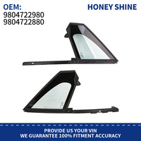 9804722980 9804722880 Vitre triangulaire avant Peugeot 2008 Citroën, vitre de quart de vitre