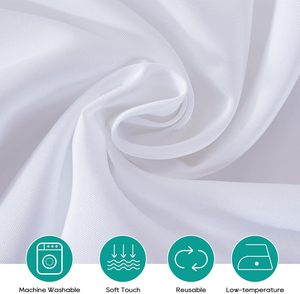 120 Inch Polyester Round Custom <b>White</b> Party Wedding <b>Tablecloth</b> Table Cloths for Events - Product Image 2