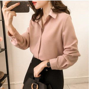 Chemises en <span class=keywords><strong>Soie</strong></span> Femme, Chemise Blanche Femme, Chemises à Manches Longues, Blouse de Bureau en <span class=keywords><strong>Soie</strong></span> Satinée, Hauts Grande Taille - Product Image 6