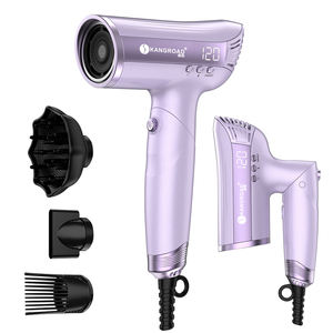 Secador de Pelo Plegable de Plasma Kangroad Profesional con Pantalla LED Digital, Infrarrojo, Modo IA de Alta Velocidad, con Difusor de Peine Magnético - Product Image 1