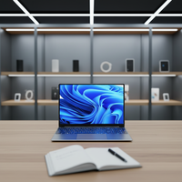 Laptop Tipis 15.6-Inci 2025 Intel J3455 RAM 12GB SSD 256GB Panel IPS Nirkabel Komputer Notebook Gaming Murah Stok Tersedia