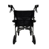 Nueva Silla de Ruedas Plegable Ligera para Personas Mayores, Portátil para Viajar, Pequeña, Tipo Carrito de Empuje Manual