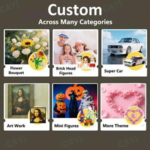 Cayi Tùy Chỉnh Xây Dựng Khối Đồ Chơi Nhà Máy Phụ Kiện Mô Hình Tương Thích Moc Hoa Bó Hoa Khối Bộ Tùy Biến OEM/ODM - Product Image 2