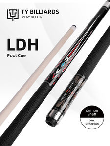 Taco <span class=keywords><strong>de</strong></span> <span class=keywords><strong>Billar</strong></span> Pool Serie TY LDH <span class=keywords><strong>de</strong></span> Baja Deflexión Punta <span class=keywords><strong>de</strong></span> 12.5 mm Flecha <span class=keywords><strong>de</strong></span> Arce <span class=keywords><strong>Americano</strong></span> Relleno <span class=keywords><strong>de</strong></span> Corcho y Carbono Agarre <span class=keywords><strong>de</strong></span> Cuero - Product Image 3