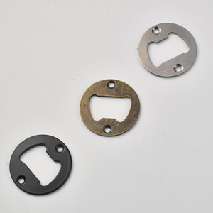 Abridor de botellas redondo de 40 mm, hierro, acero laminado en frío, duradero, para bares, cocinas, cajones - Product Image 3