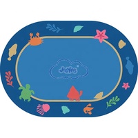 Tapis éducatif JOOYES pour enfants, carte du monde moderne, alphabet ABC, tapis de jeu pour la maternelle, la salle de classe et le coin lecture