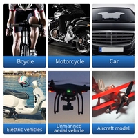 Kabellose LED-Motorrad-Flugzeugleuchte Stroboskop-Blitz RGB Drohnen-Warnleuchte Fernbedienung Auto-Ambientebeleuchtung
