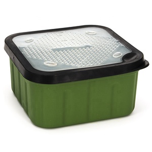 3 Kích Thước Xanh + Đen Quảng Trường Khóa Câu Cá <span class=keywords><strong>Maggot</strong></span> Mồi Hộp Cho Cá Chép Và Khóa Học Câu Cá - Product Image 2