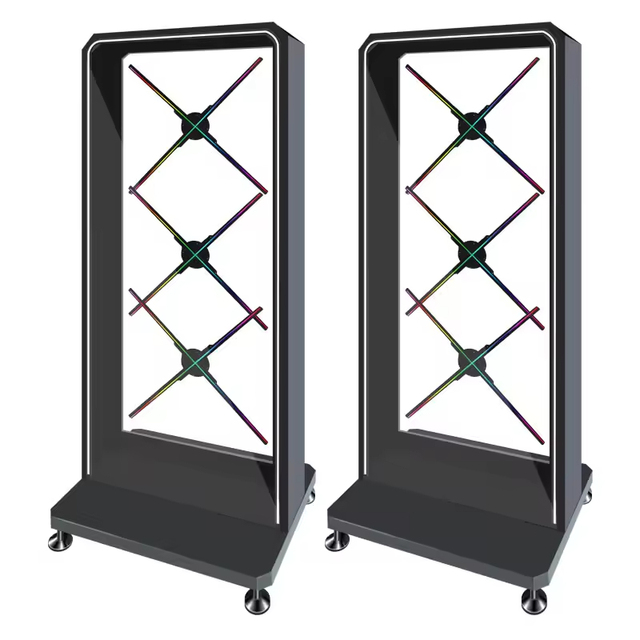HD 3D Showroom Holographic Projector Led Fan 3d Hologram Display