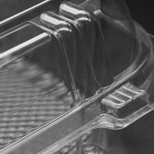 Alimenti all'ingrosso su misura alla rinfusa di noci biscotti di pane snack Flip top a conchiglia scatole contenitore di imballaggio in plastica con coperchio - Product Image 5