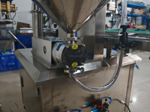Industrielle Rotorpumpen-Abfüllmaschine für Viskose Flüssigkeiten mit Partikeln |   Lebensmittelsaucen, Gewürze & Honigfüllungen - Product Image 4