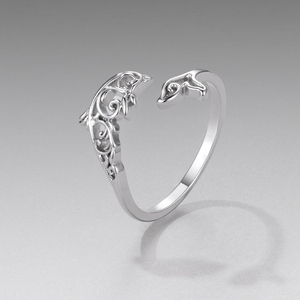 Bague en argent plaqué en forme de renard, design animal vintage, bijoux unisexes à la mode, cadeau pour un usage quotidien - Product Image 3
