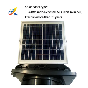 Luz de Tráfico Solar LED Impermeable de Alto Flujo, Luz de Advertencia de Tráfico Intermitente Amarilla Solar LED - Product Image 3