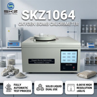 SKZ1064 Kalorimeter Bom Oksigen Otomatis Penuh untuk Penggunaan Padat dan Cair, Resolusi Tinggi 0.001K, Akurasi ±60J/g, Layar LCD