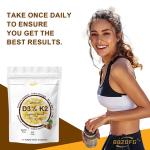 Soporte inmune <span class=keywords><strong>D3</strong></span> <span class=keywords><strong>1000</strong></span> <span class=keywords><strong>IU</strong></span> <span class=keywords><strong>K2</strong></span> 200MCG Suplemento dietético <span class=keywords><strong>D3</strong></span> <span class=keywords><strong>K2</strong></span> Cápsula de gel blando - Product Image 4