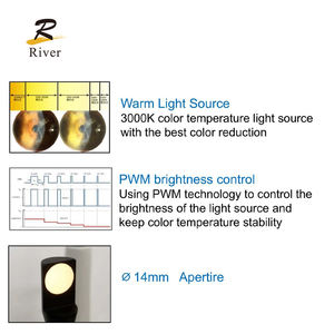 Equipamento de Processamento de Lentes de Instrumentos Ópticos de Alta Qualidade YZ5J, Lâmpada de Fenda Digital Estilo Estereoscópico Angulado - Product Image 3