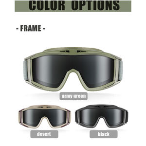 نظارات مضادة للرصاص من ANSI Z87.1 3 مجموعات من العدسات مقاومة للصدمات للرجال والنساء - Product Image 4