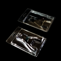 Emballage en blister pliable personnalisable en PET recyclé transparent pour outils, accessoires de quincaillerie, ciseaux