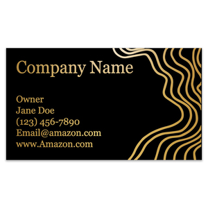 Tarjetas de Visita Personalizadas <span class=keywords><strong>SHYS</strong></span> con Impresión Offset, Laminación de Película Mate con Lámina Dorada y Plateada - Product Image 5