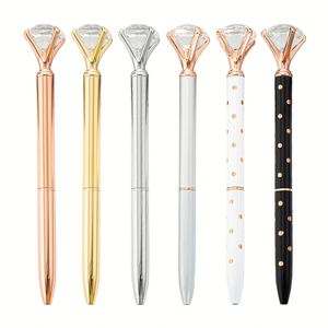 Customized X526 -1Jh Promotional Ballpoint <b>Pen</b> with Crystal Diamond Top and Big Diamond for Sports Use Black Ink - Product Image 1