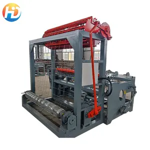 Best Price Hinge Joint Galvanized Wire Mesh Weaving Production Line/grassland Fence Machine For Sale