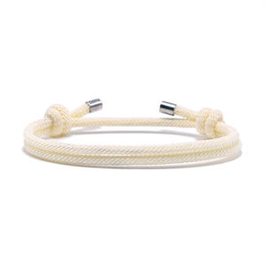 สร้อยข้อมือเชือกมิลานลายทแยงสไตล์มิลาเนเซ่,ผ้าทองแดงสำหรับผู้หญิงใช้ได้ทั้งผู้ชายและผู้หญิงโปรโมชั่นปรับได้หลากสีมิตรภาพ - Product Image 2