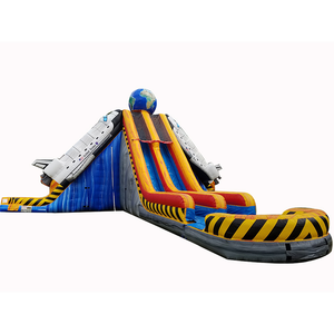 Lớn trượt trượt nước Inflatable với có thể tháo rời hồ bơi cho trẻ em sân sau - Product Image 4