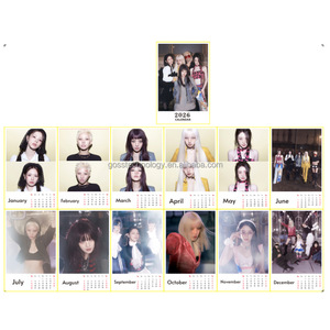 Calendario de grupo de ídolos de Kpop coreano 2026, álbum creativo de escritorio, calendario de Año Nuevo, preventa disponible, bienvenido a su pedido - Product Image 2