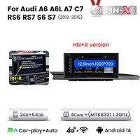 Navifly MNX 12.3 pouces Android13 système audio de voiture pour Audi A6 A6L A7 C7 RS6 RS7 S6 S7 2012-2018 prise en charge DSP + AMP 4GLte + wifi