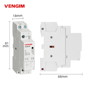 Contacteur AC modulaire VG-VCH8-25 25A AC220V/230V 2P 2NO 1NO1NC 2NC pour maison intelligente, hôtel, montage sur rail DIN L32 - Product Image 5