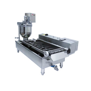 Penggoreng donat Mini bentuk bola komersial elektrik sepenuhnya otomatis dan penggoreng donat tanpa lubang mesin pembuat donat - Product Image 4