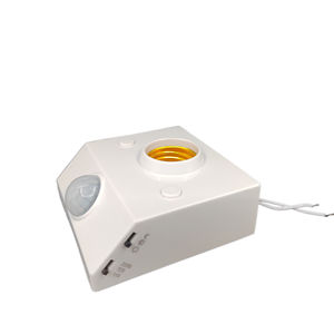 Support de lampe E27 avec détecteur de mouvement, remplace l'interrupteur mural, capteur de position 3 à 8 mètres, capteur numérique de présence humaine - Product Image 1