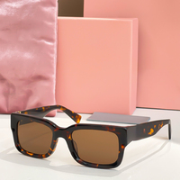 Lunettes de soleil tendance de luxe, protection UV400, haute qualité, pour hommes et femmes, conduite en extérieur, MU 03UV