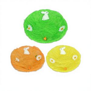 Set di 96 Pezzi Decorazioni Pasquali a Forma di Nido di Coniglio per Festività Modello 376858 - Product Image 1