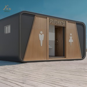 <span class=keywords><strong>Casa</strong></span> Contenedor Móvil de Lujo Ecológica Personalizada de 40 pies, Blanca, con Doble Baño, Prefabricada, de Acero Galvanizado y Panel Sándwich para Exteriores - Product Image 1