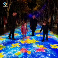 Projecteur extérieur 4K étanche populaire, machine de jeu interactive de projection holographique 3D sur sol pour parcs et centres commerciaux