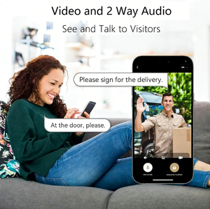 Serrure Intelligente Encastrée Invisible Glomarket Tuya WiFi avec Reconnaissance Faciale et Interphone Vidéo – Sécurité Domestique Économique - Product Image 5