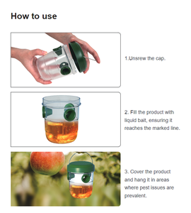 Trampa para Avispas para Exteriores, Resistente al Agua, Control de Insectos Seguro, ABS, Control de Avispas, Abejas y Moscas, Repelente de Abejas para Jardín, Huerto y Terraza, Gran Venta 2025 - Product Image 6