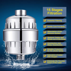 Sistem <span class=keywords><strong>Filter</strong></span> Shower Mewah dengan 5 Pengaturan Semprotan dan Kepala Shower Bertekanan Tinggi - Product Image 4