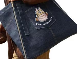 Labubu Spring Wild at Home Series Delantal Modelado Denim Shoulder Bag Blue pop Market <span class=keywords><strong>Sorpresa</strong></span> Regalo - Product Image 6